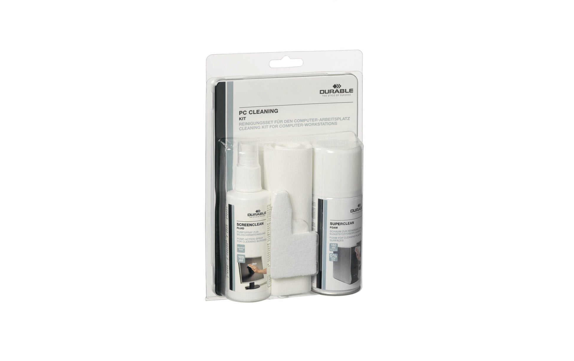 Durable 583400 Geräte-Reinigungsset für PC – Pumpspray