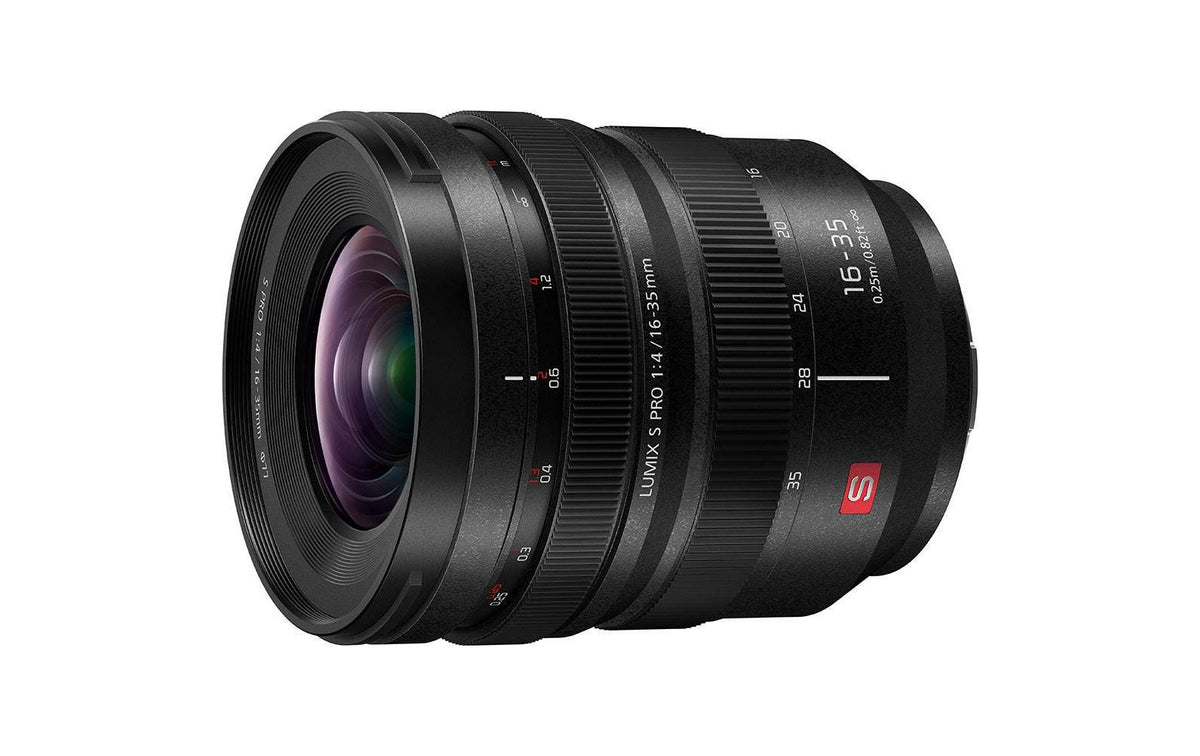 Panasonic Lumix S Pro 16–35mm F4 L-Mount – 16–35 mm f/4 – Spritzwassergeschützt, Staubgeschützt – Schwarz