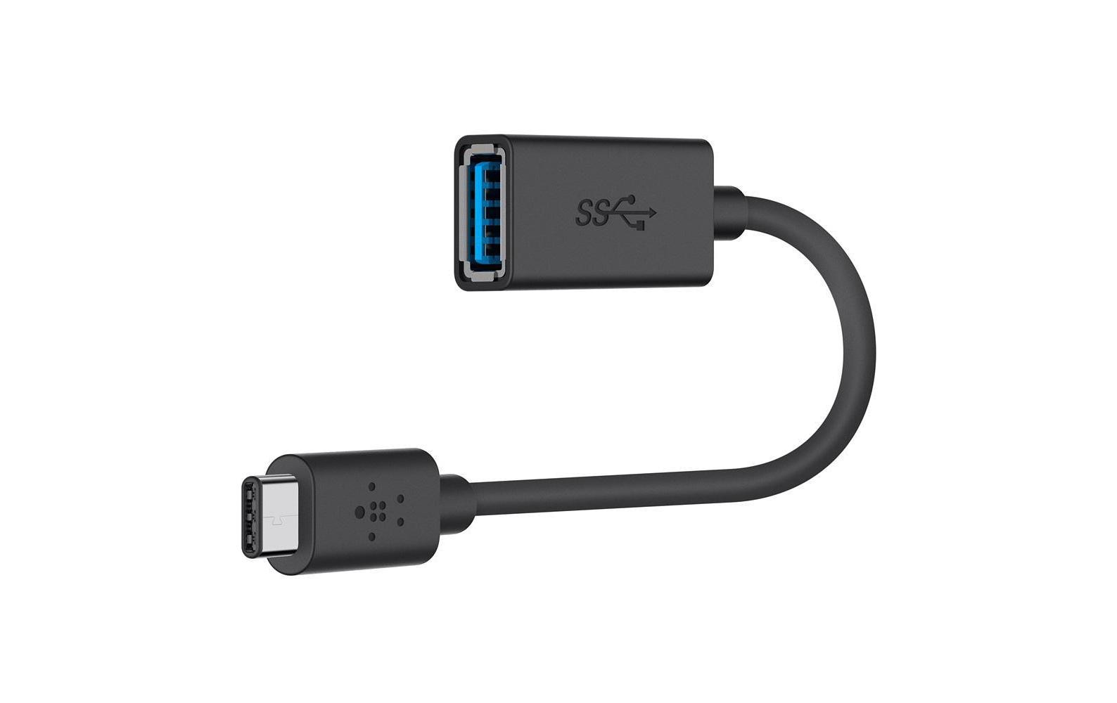 Belkin USB-C auf USB-A Adapter, USB 3.2 Gen 1, 5 Gbit/s, 1 m