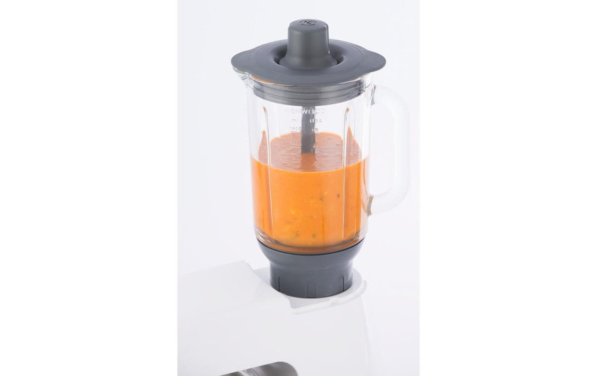 Kenwood Glas-Mixaufsatz KAH359GL – 1,6 l, für Chef, z. B. Classic KM330, Cooking Chef, Titanium Major KMM025