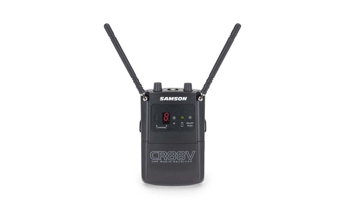 Samson Concert 88 Camera Combo Mikrofon-Kit – 3,5 mm Klinke, Mini XLR, Kabellos, Niere