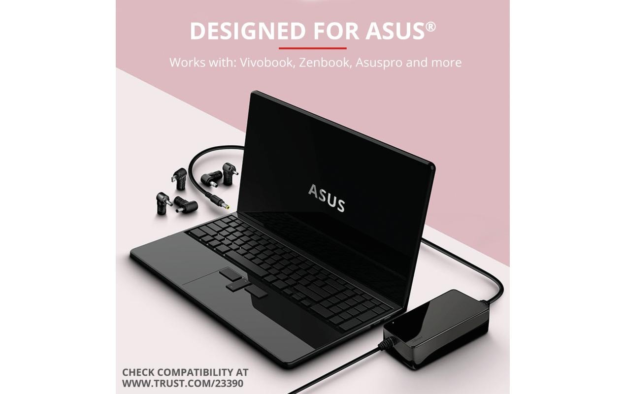 Trust 23390 Netzteil 90 W – für Asus, schwarz