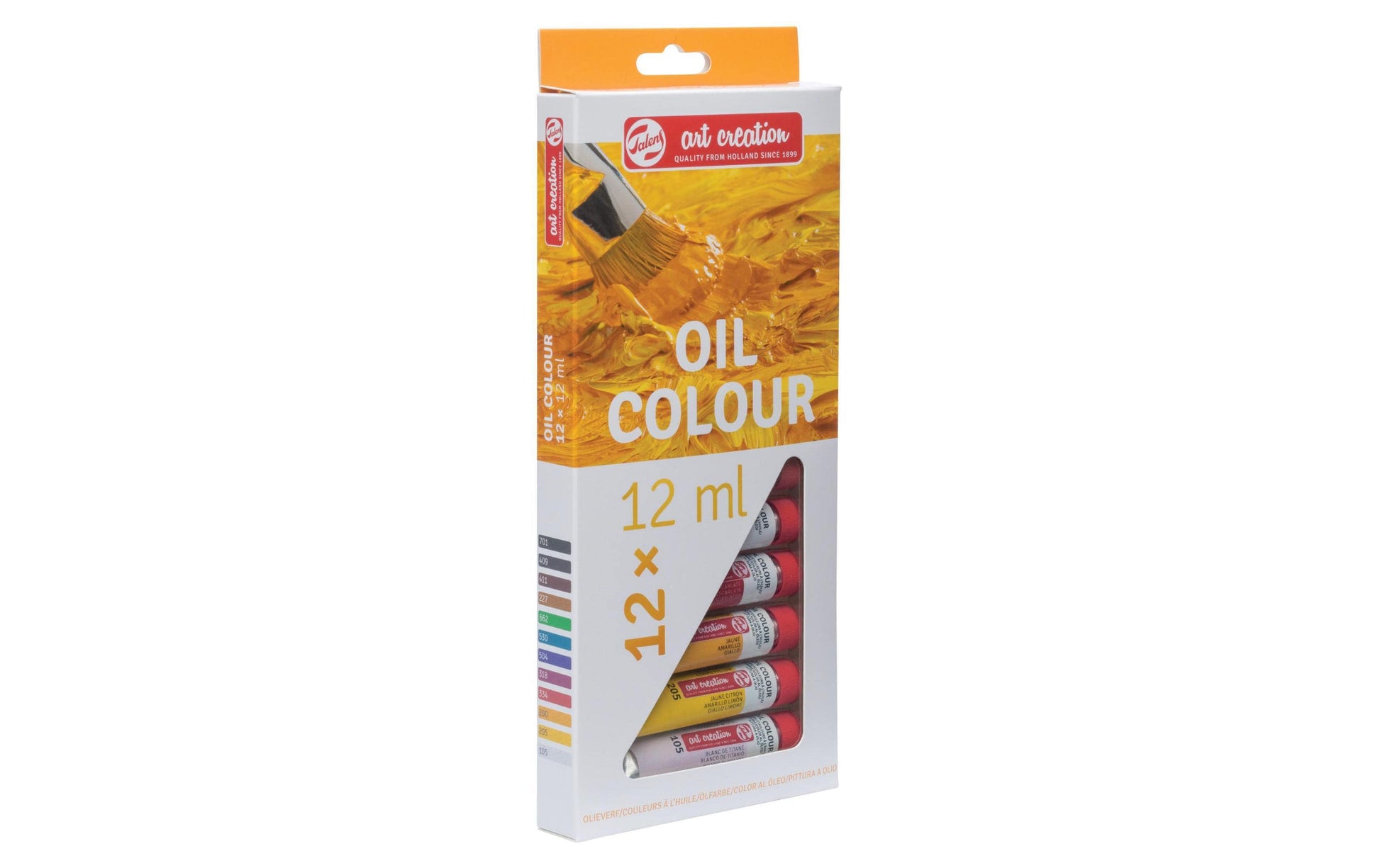 Talens Ölfarbe – 12 Farben, 12×12 ml (144 ml)
