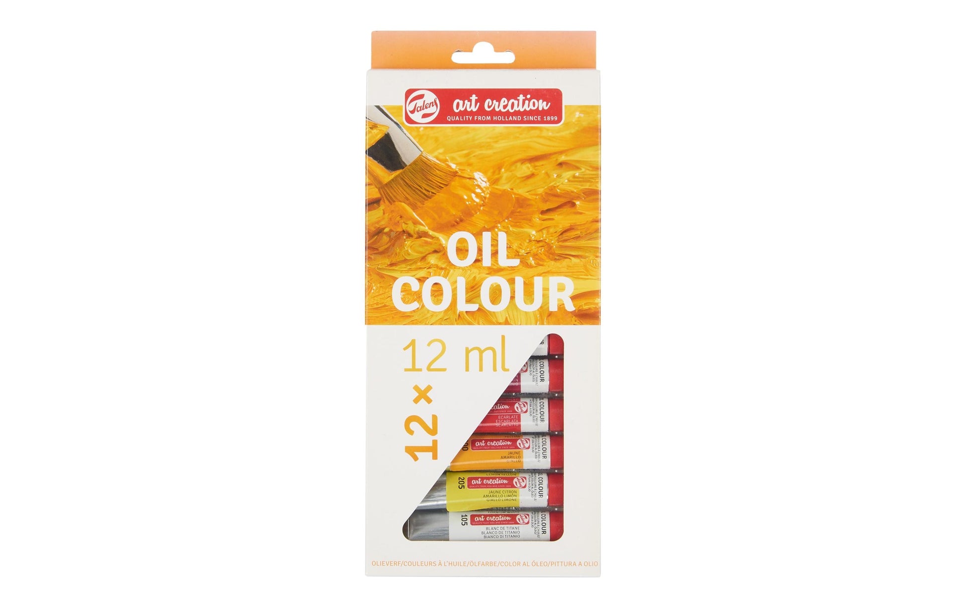 Talens Ölfarbe – 12 Farben, 12×12 ml (144 ml)