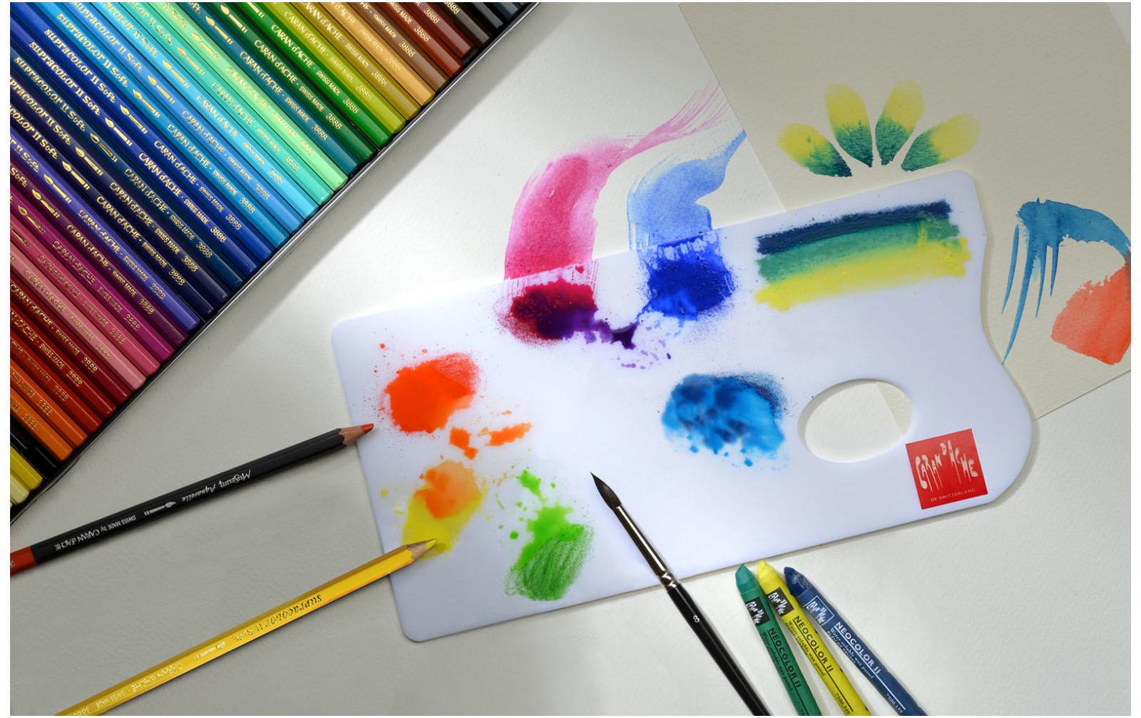 Caran d-Ache Aquarellpalette – Acrylglas
