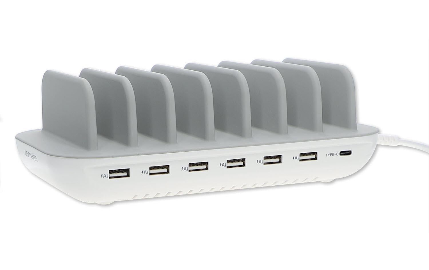 4smarts Ladestation Office – 60 W, 7 Ausgänge – für diverse Geräte