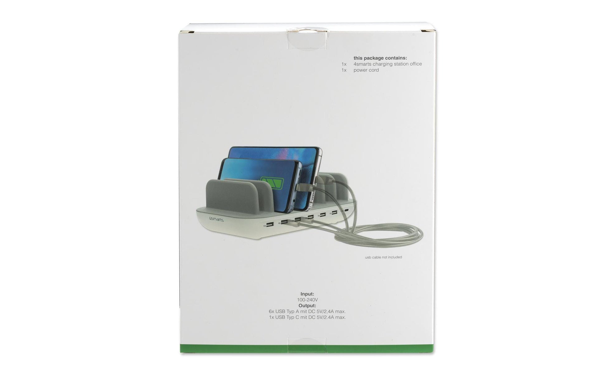 4smarts Ladestation Office – 60 W, 7 Ausgänge – für diverse Geräte