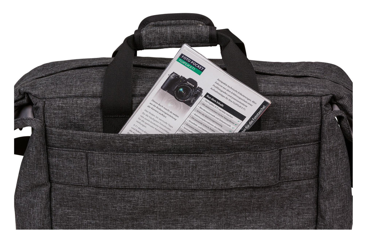 Dörr CityPro Large Kameratasche – Polyester – Limette/Grau – für Notebooks bis 40,6 cm (16")