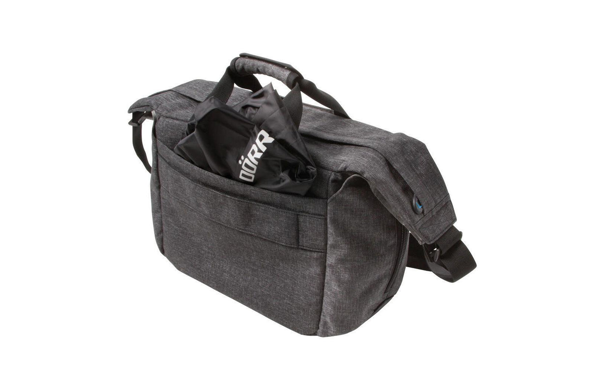 Dörr CityPro Small Kameratasche – Innenmasse 250 × 205 × 130 mm – Polyester – Blau/Grau