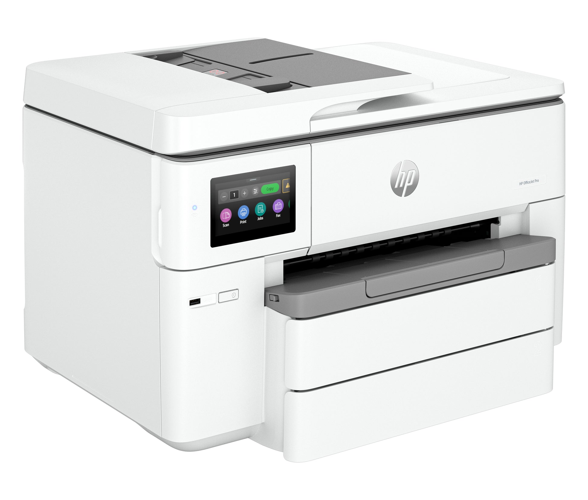 HP OfficeJet Pro 9730 WF – Farbtintenstrahl-Multifunktionsdrucker, A3, 3-in-1, Duplex, ADF, WLAN/LAN