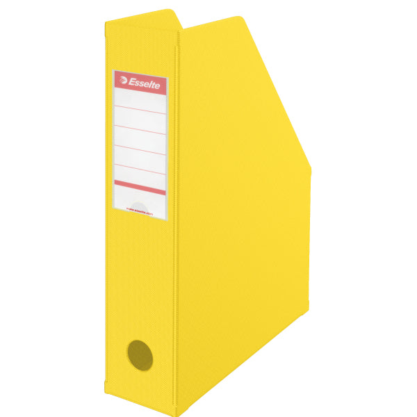 Esselte VIVIDA Stehsammler für A4 – Rücken 72 mm, Gelb, PVC