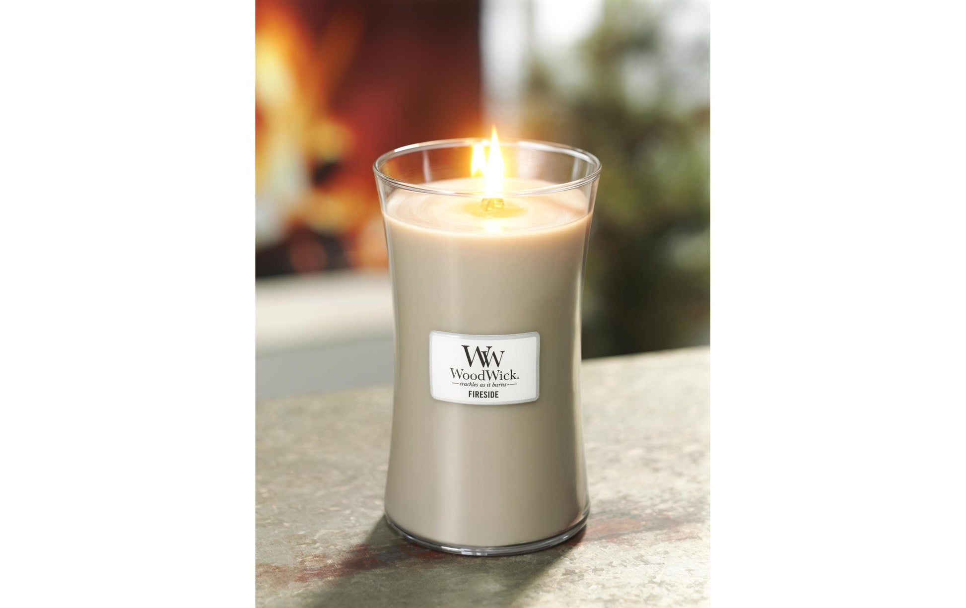 WoodWick Duftkerze – Moschus – Ø 7 × 8,3 cm