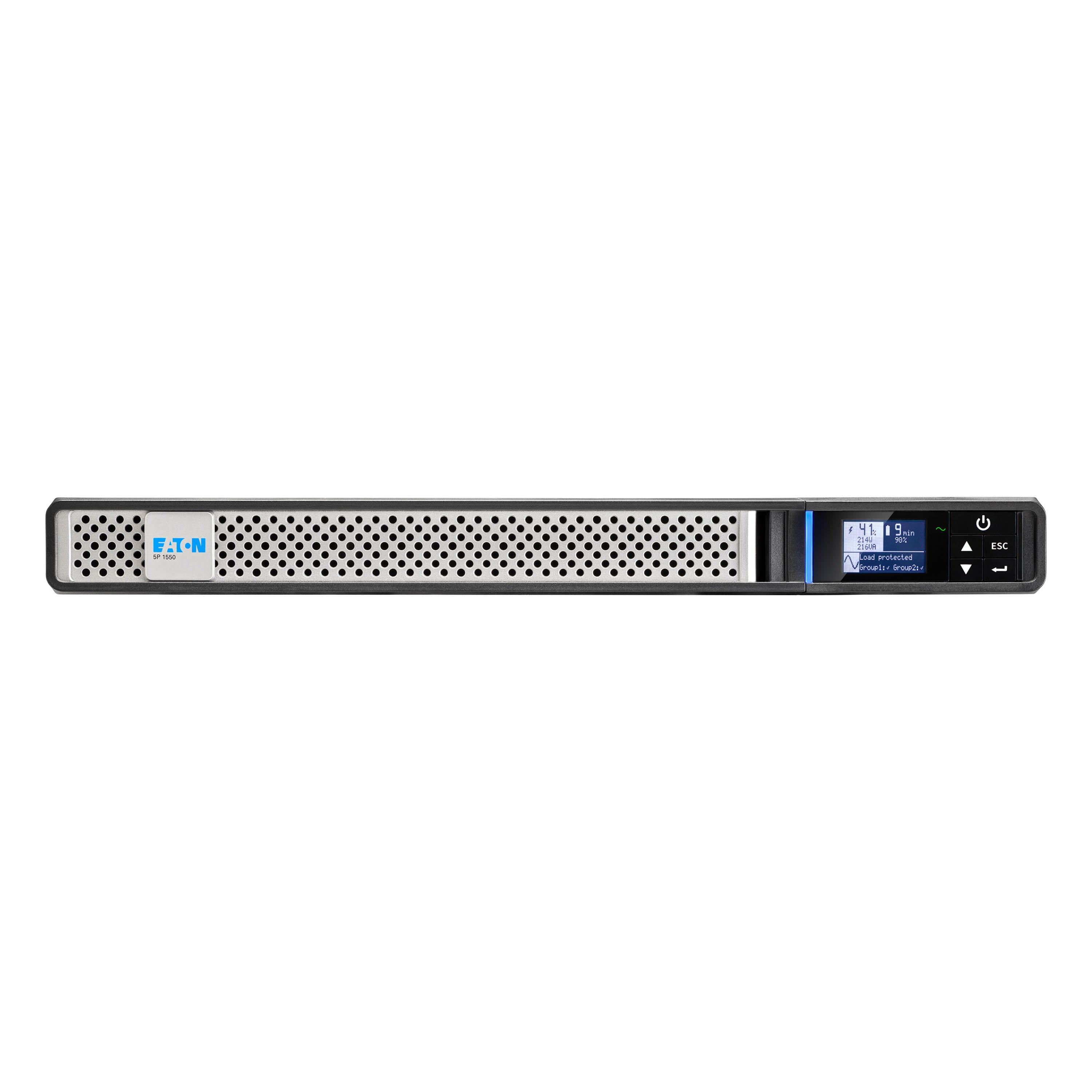 Eaton 5P 1550i Rack 1U G2 – USV Line-Interaktiv, 1,6 kVA/1350 W, Rack 1U, 6× IEC (C13/C19), VRLA