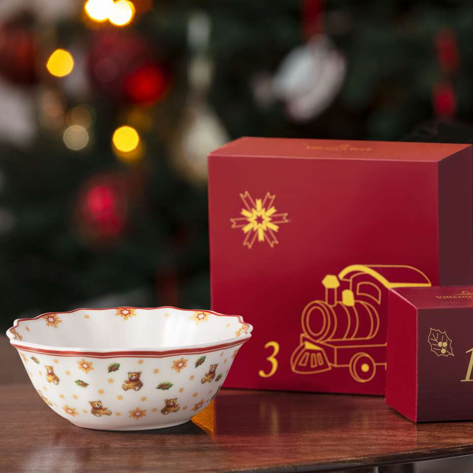 Villeroy & Boch Adventskalender – Weihnachten – Befüllt – Porzellan, Mehrfarbig – 40 × 15 × 48,5 cm