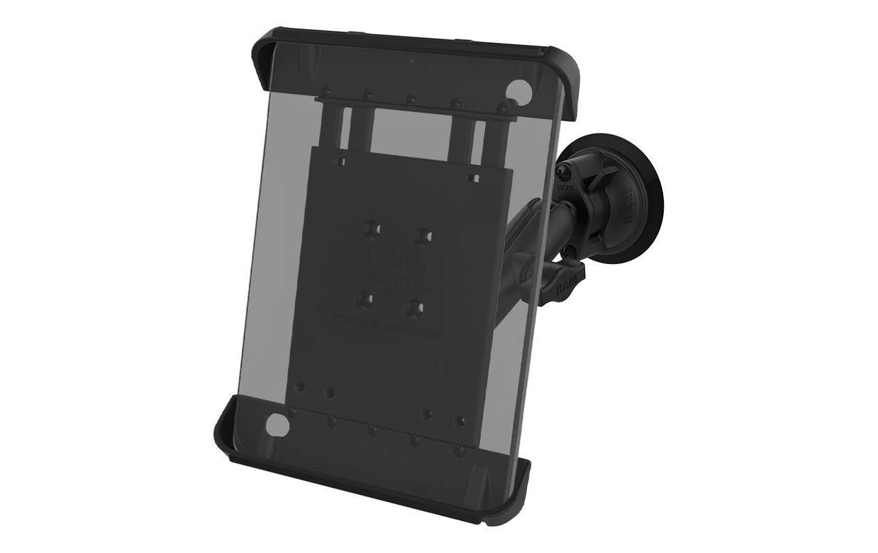 RAM Mounts Fahrzeug-Dock für Apple iPad 9,7", Amazon Fire HD 10, Samsung Tab 8,9" – Saugnapf – Schwarz