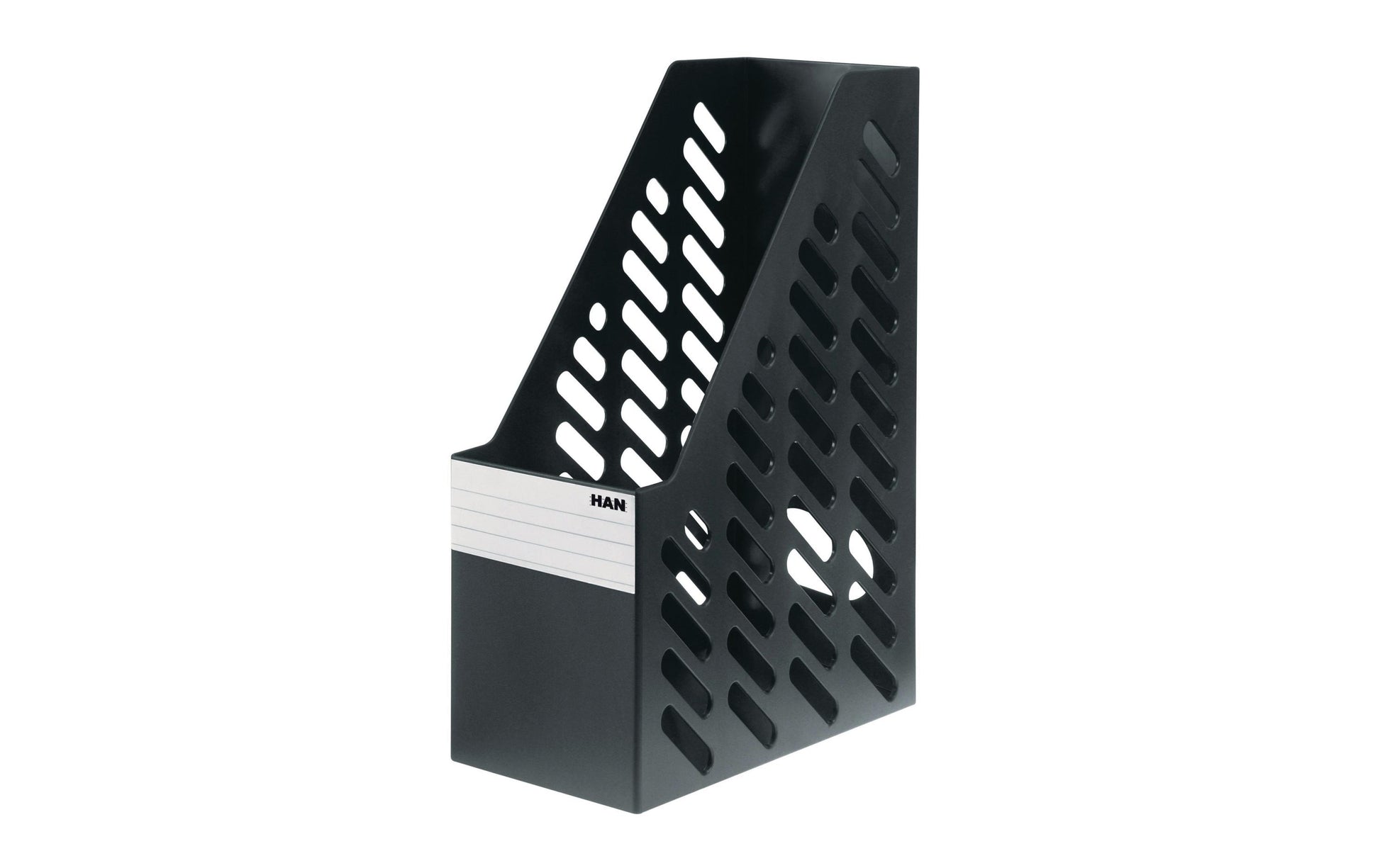 HAN Katalogsammler – für C4 – Polystyrol (PS) – Schwarz – 115 × 246 × 315 mm