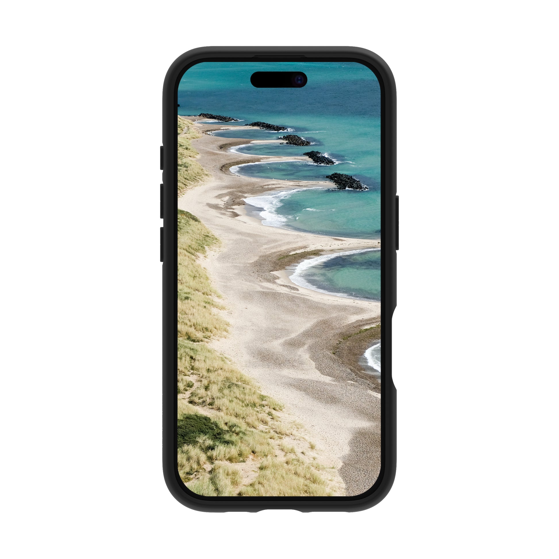 dbramante1928 Grenen Backcover – für Apple iPhone 16 Plus, MagSafe, Kunststoff, schwarz, bis 2 m sturzsicher