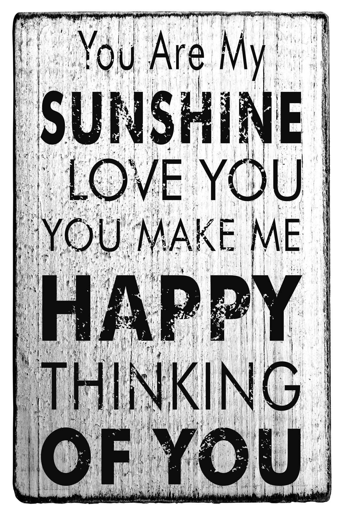 Colop Motivstempel – You are my sunshine – Holz, Naturgummi – 70 × 42 mm