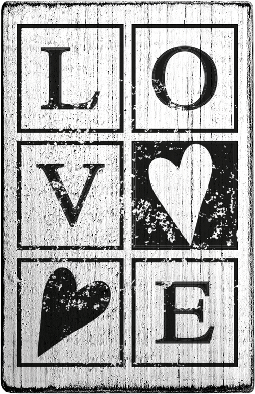 Colop Stempel – LOVE – Holz – 70 × 42 mm