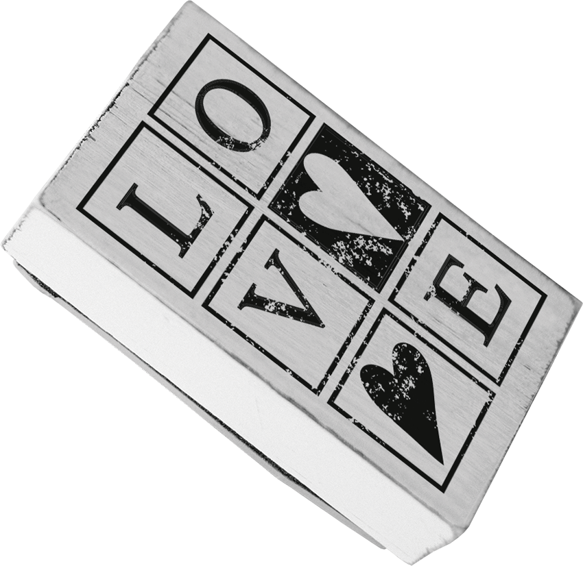Colop Stempel – LOVE – Holz – 70 × 42 mm