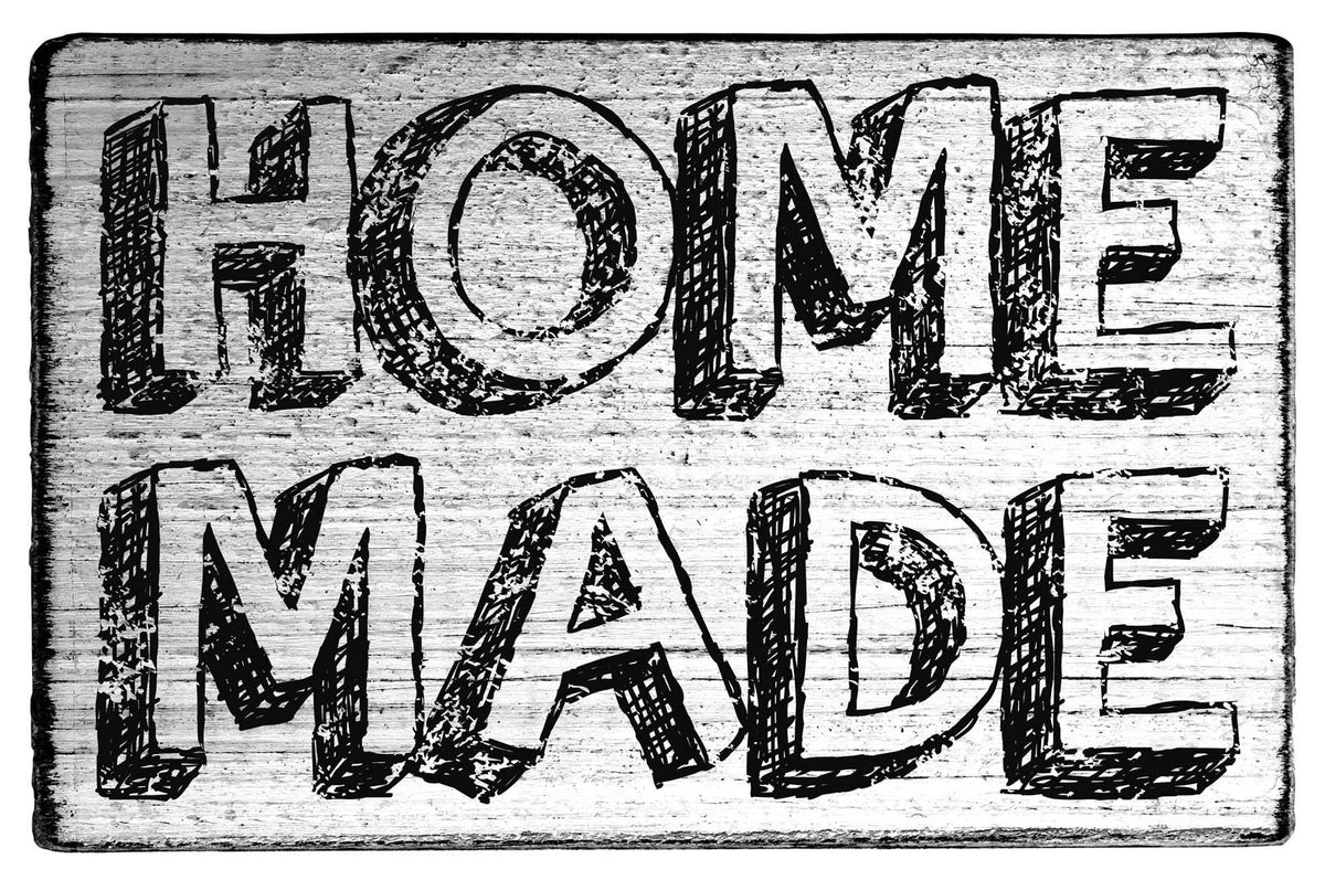 Colop Stempel Vintage – Motivstempel, Holz, Motiv Homemade, Abdruck 70 × 42 mm