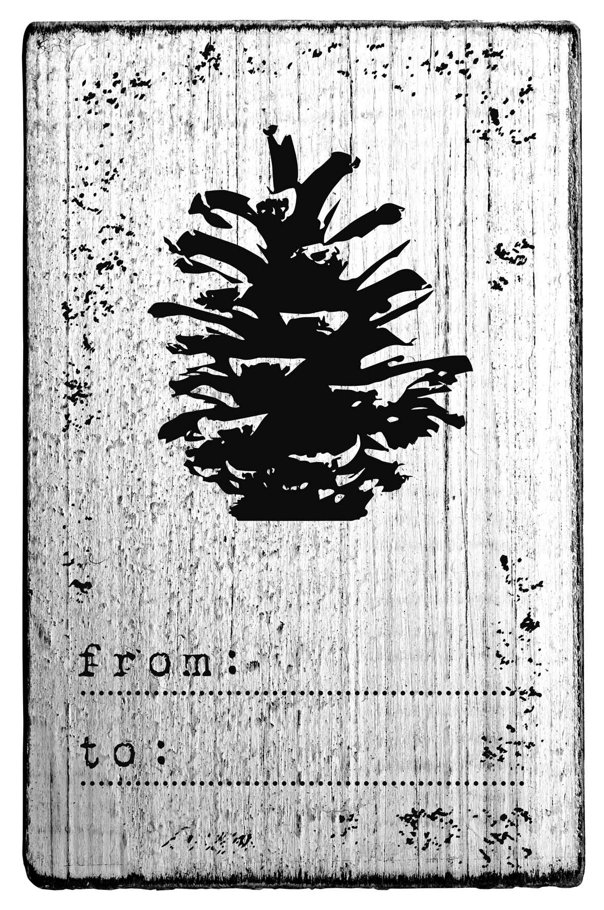 Colop Stempel – Vintage – Holz, Naturgummi – 70 × 42 mm
