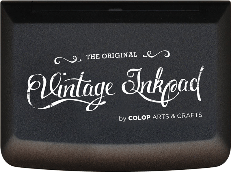 Colop Vintage Stempelkissen, Schwarz, 90 × 50 mm
