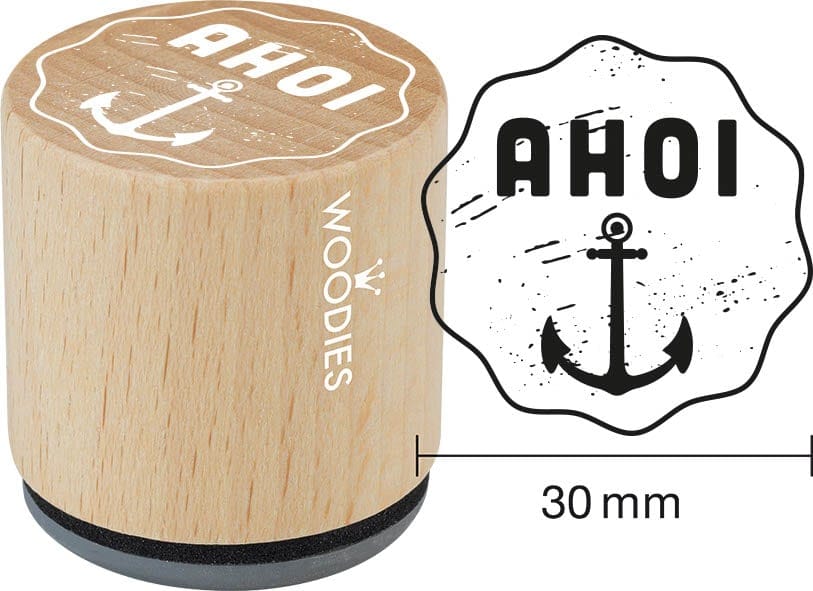 Colop Woodies – Motivstempel, Holz, Motiv Maritim