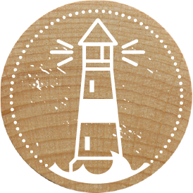 Colop Motivstempel – Leuchtturm – Buchenholz – Abdruck 30 mm