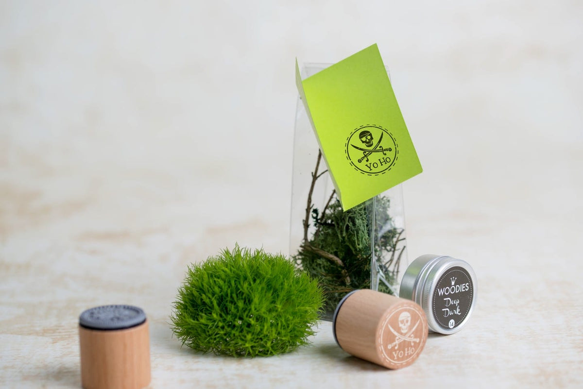 Colop Motivstempel – Yo Ho – Buchenholz – Ø 30 mm