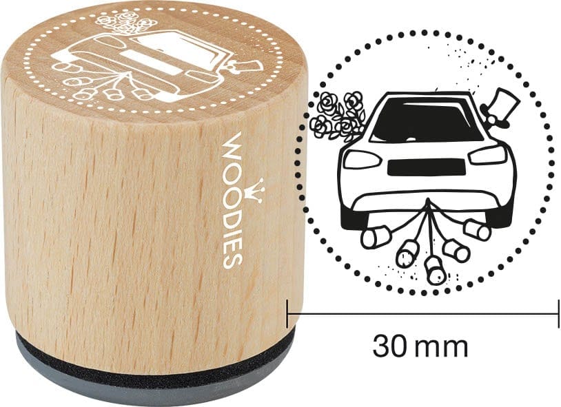 Colop Stempel-Set – Hochzeit – 25 Stempel, 5 Stempelkissen – Holz – 236 × 220 × 230 mm