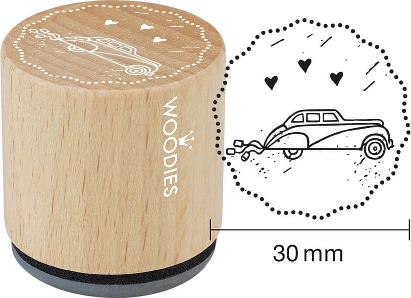 Colop Stempel-Set – Hochzeit – 25 Stempel, 5 Stempelkissen – Holz – 236 × 220 × 230 mm