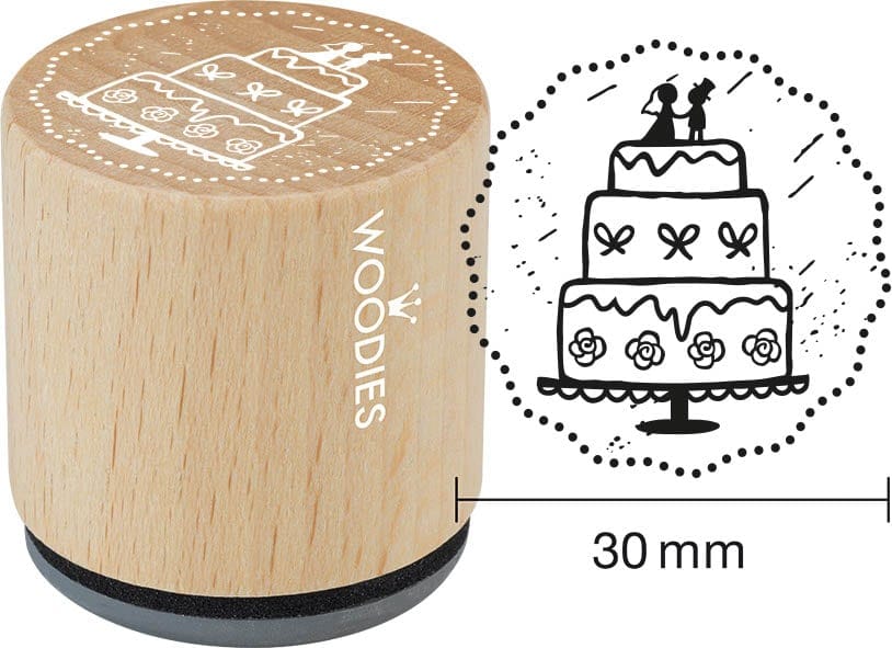 Colop Stempel-Set – Hochzeit – 25 Stempel, 5 Stempelkissen – Holz – 236 × 220 × 230 mm