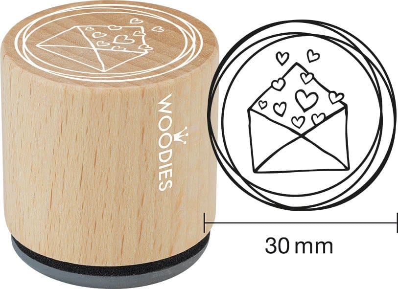 Colop Woodies – Motivstempel, Holz, Motiv Liebe