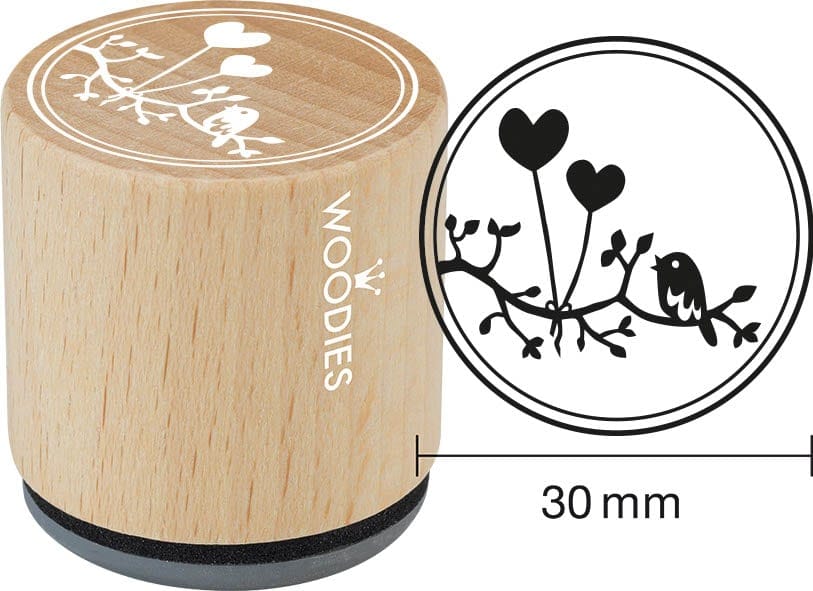 Colop Woodies – Motivstempel, Holz, Motiv Liebe