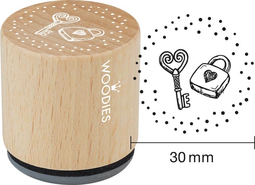 Colop Woodies – Motivstempel, Holz, Motiv Liebe