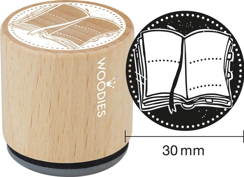 Colop Display Woodies – Motivstempel, Holz, 25 Stempel, 5 Stempelkissen