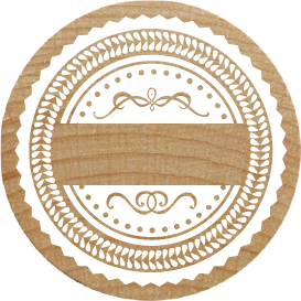 Colop Stempel – Siegel – Buchenholz – Ø 30 mm