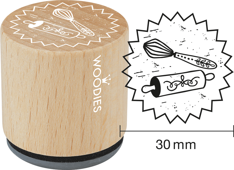 Colop Display Woodies – Motivstempel, Holz