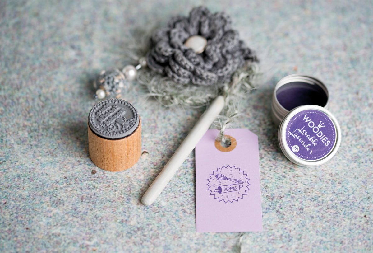 Colop Stempel – Quirl – Buchenholz – Ø 30 × 35 mm