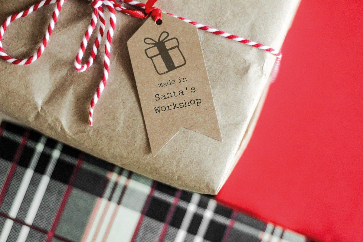 Colop Little NIO – Selbstfärbender Motivstempel, Weihnachtsmotive, Ø 17 mm – Fancy Grey