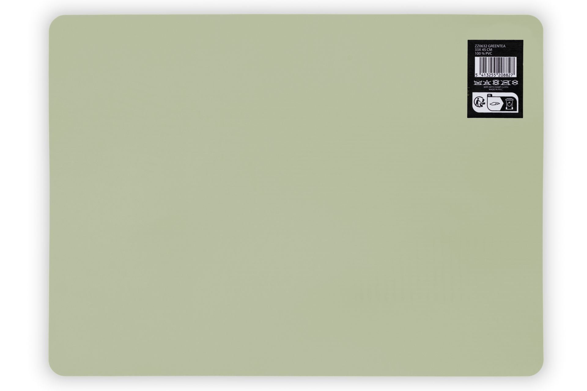Tiseco Tischset – 45×33 cm, PVC, Hellgrün, Ribbo