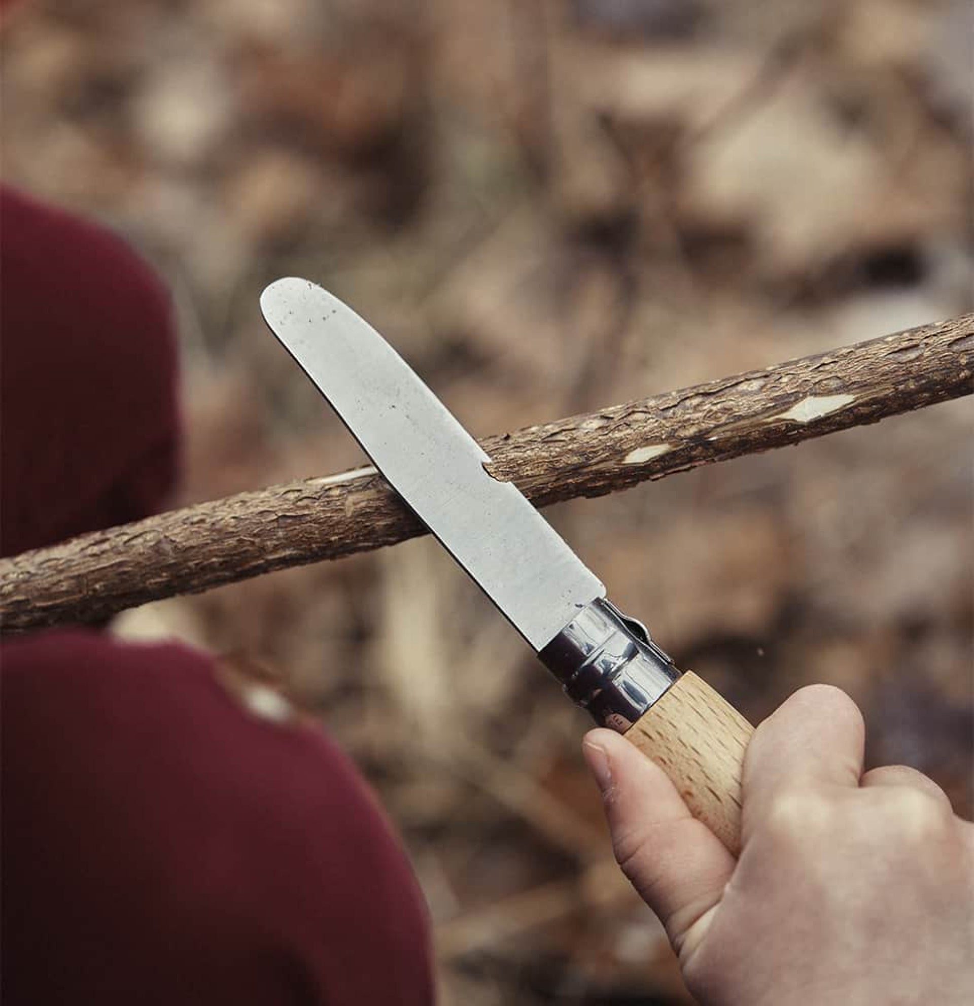 Opinel N°07 Mein Erstes – Klappmesser 80 mm, Holzgriff, Virobloc