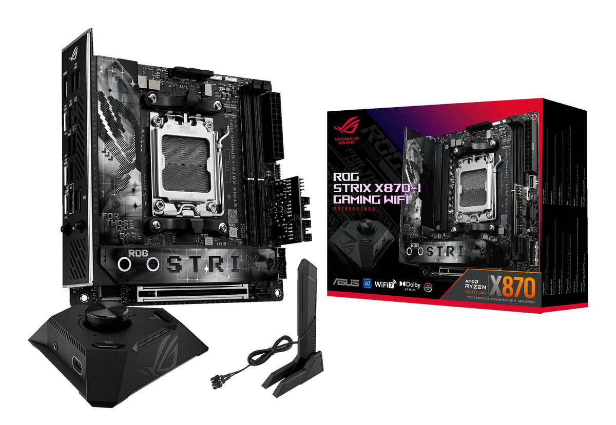 ASUS ROG STRIX X870-I GAMING – Mainboard – Sockel AM5, AMD X870, mini-ITX, DDR5