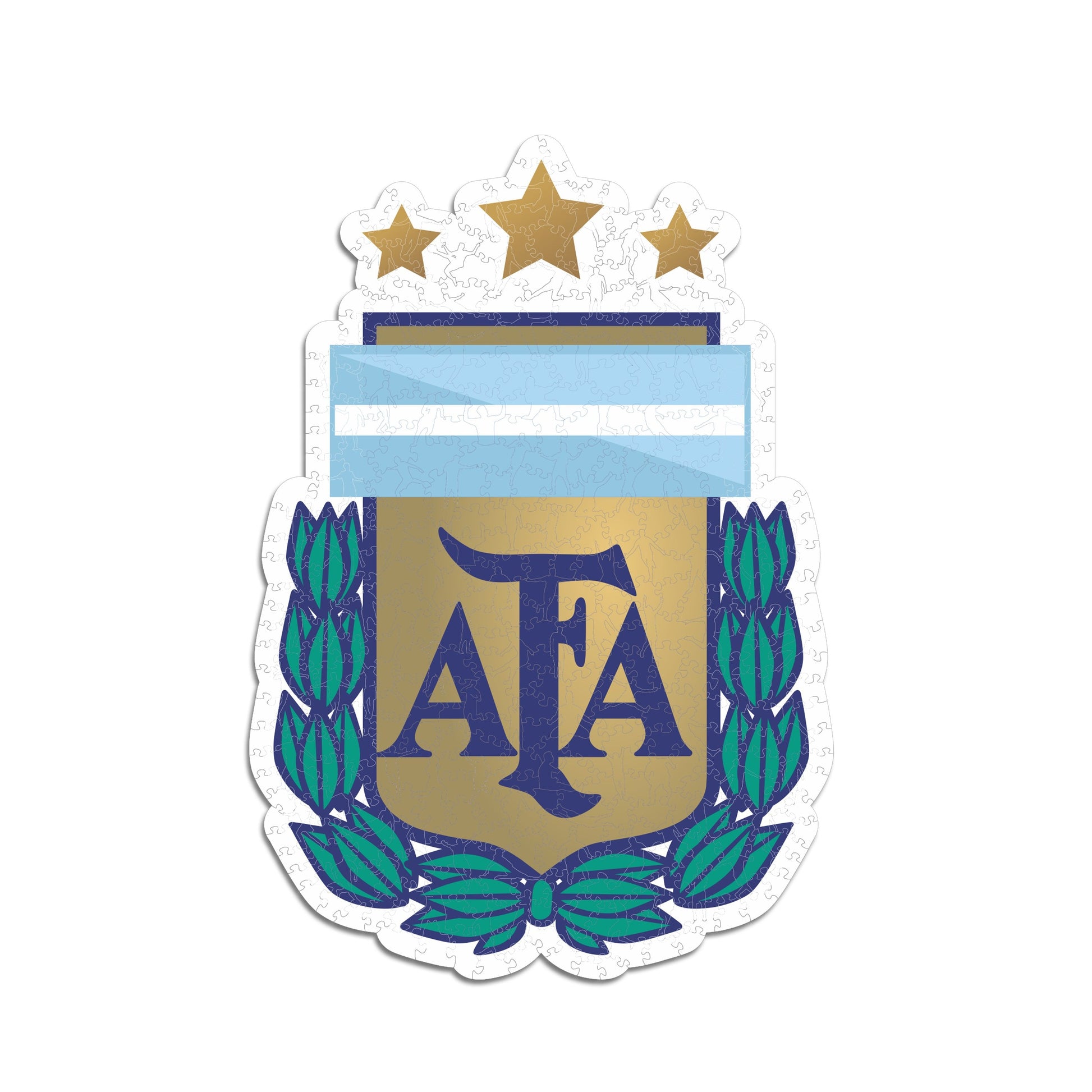 Iconic Puzzles Nationalmannschaft Argentinien Logo – Logikspiel, ab 10 Jahren