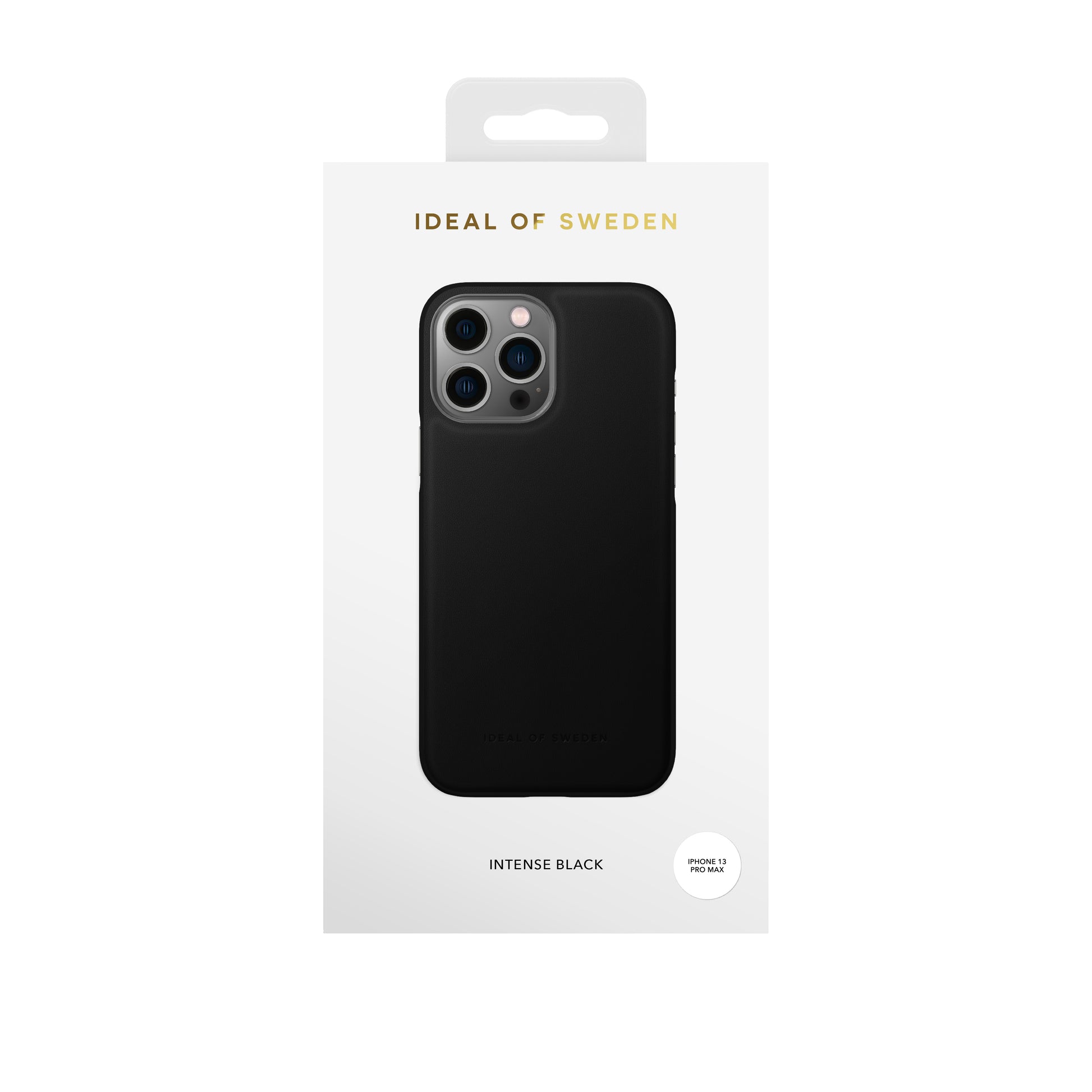 Ideal of Sweden – Backcover – für Apple iPhone 13 Pro Max – Intensives Schwarz – Kunstleder