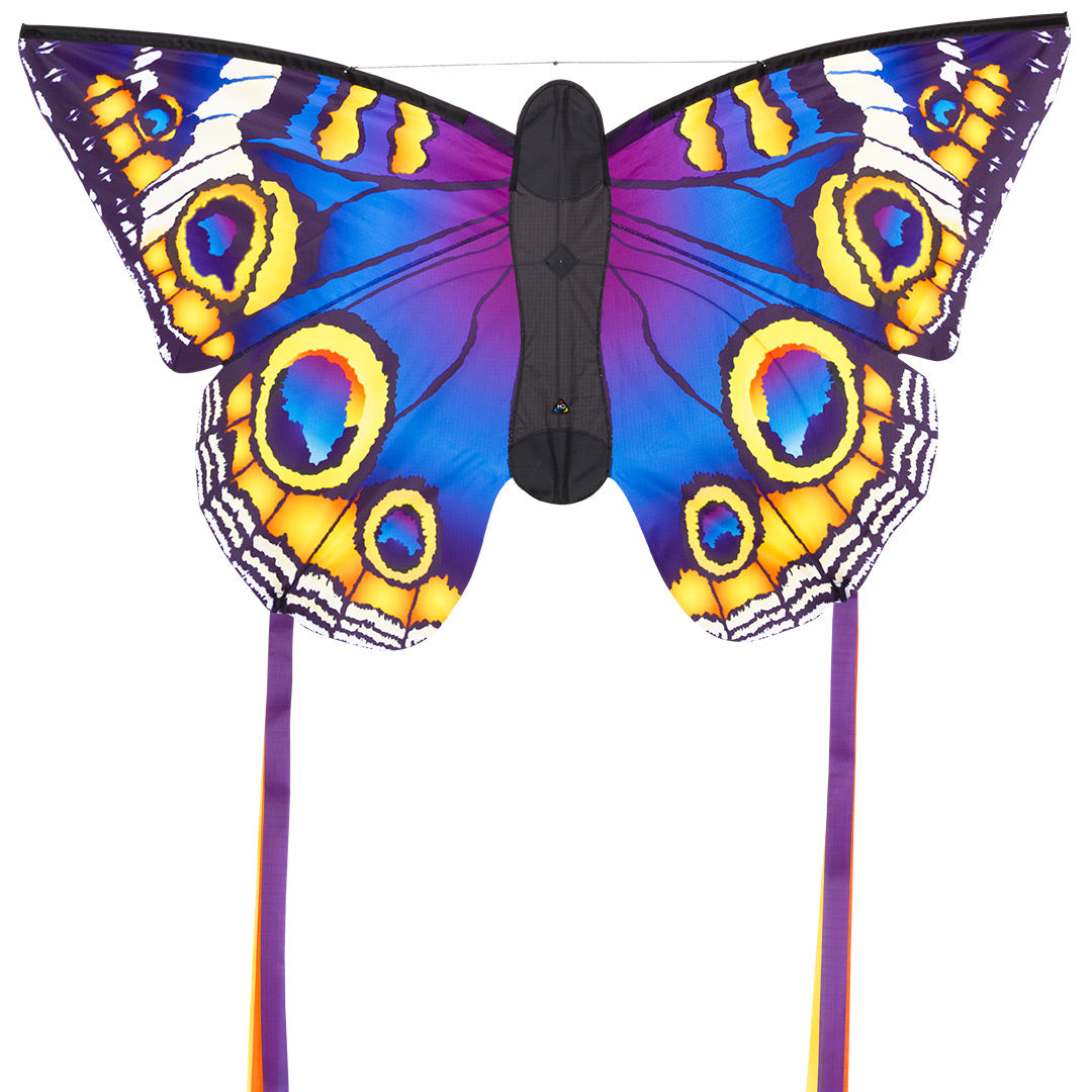Invento Einleinerdrachen Schmetterling – 60 m Schnur – 130 × 80 cm – ab 5 J. – Ripstop-Polyester, Fiberglas