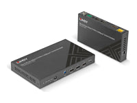 Lindy 38346 – AV-Sender & -Empfänger – 4K UHD (3840×2160), HDMI – für Cat6a, bis 70 m – Schwarz, Metall