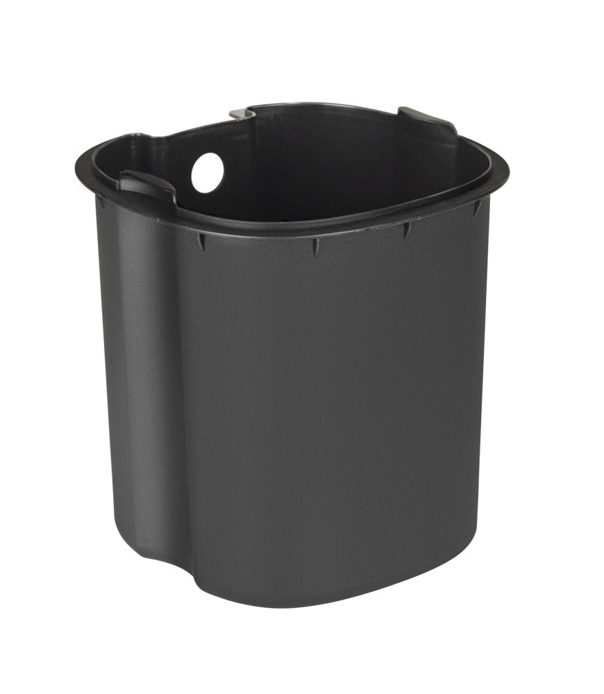 WENKO Treteimer Fianema – 3 l – Stahl, rund – weiss