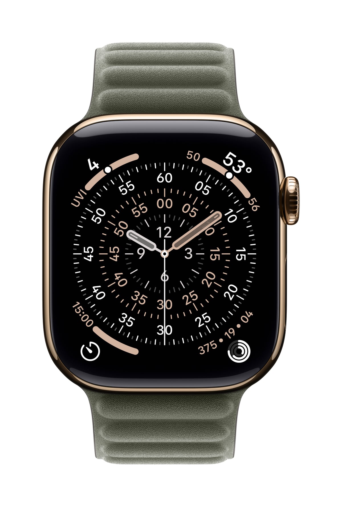 Apple Band mit Magnetverschluss, Salbeigrau, S/M, für Apple Watch